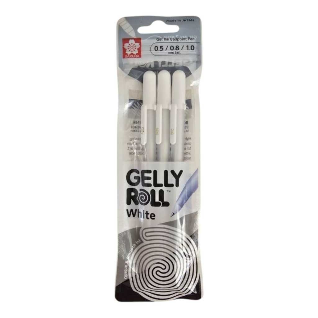 

Sakura gelly roll white set 3