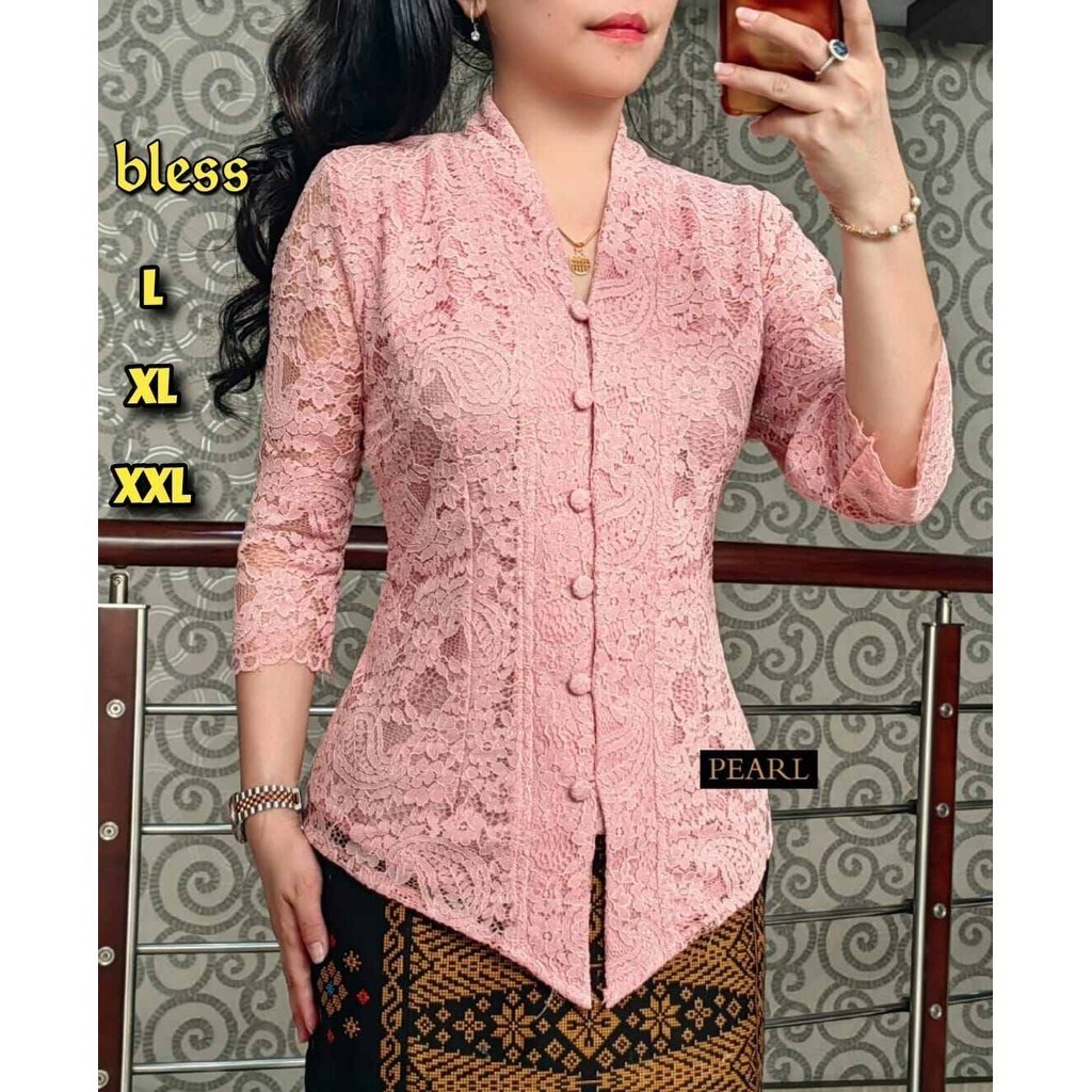 DISKON NN BLUS KEBAYA KARTINI TERBARU/BAJU KEBAYA PEARL PREMIUM TERBARU