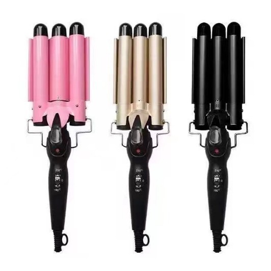 (GTT)  Catok Curly M11 / Catokan Rambut 3 Barrel Curly Otomatis / Catokan Genteng / Catokan Baba / C