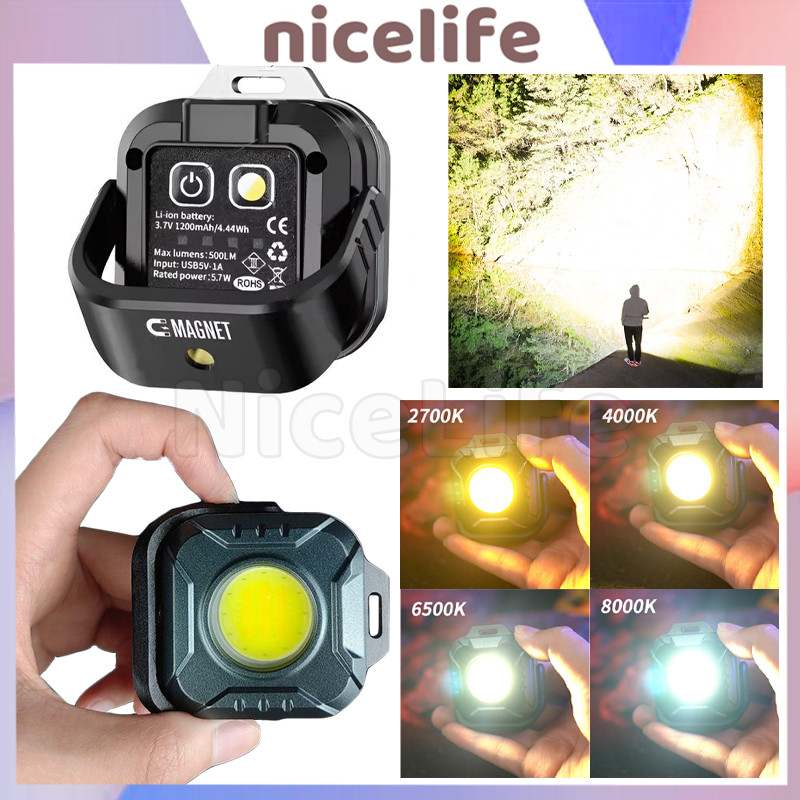 COB Mini Portabel Lampu Darurat Light LED/COB Multifunction