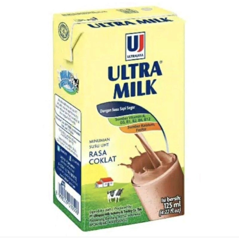 

SUSU ULTRAMILK COKELAT 125 ml UHT