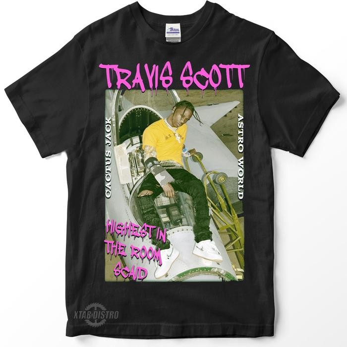 Kaos TRAVIS SCOTT Cactus jack Premium tshirt raptee tupac hiphop