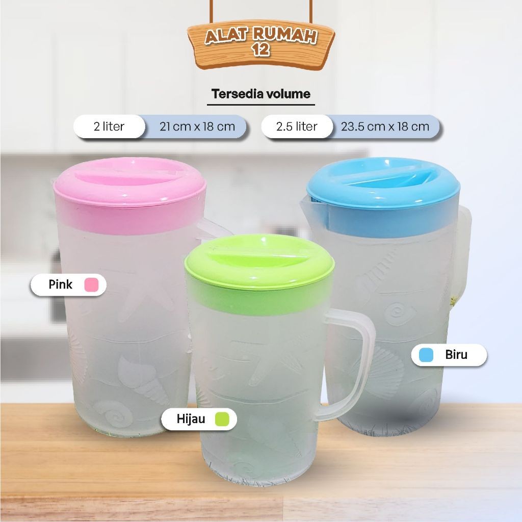 

Teko Plastik Bakoel Kapasitas 2,5 Liter Tahan Panas Serbaguna Untuk Minum, Teh, Kopi, Air Panas dan Dingin Rumah Tangga Warna Menarik