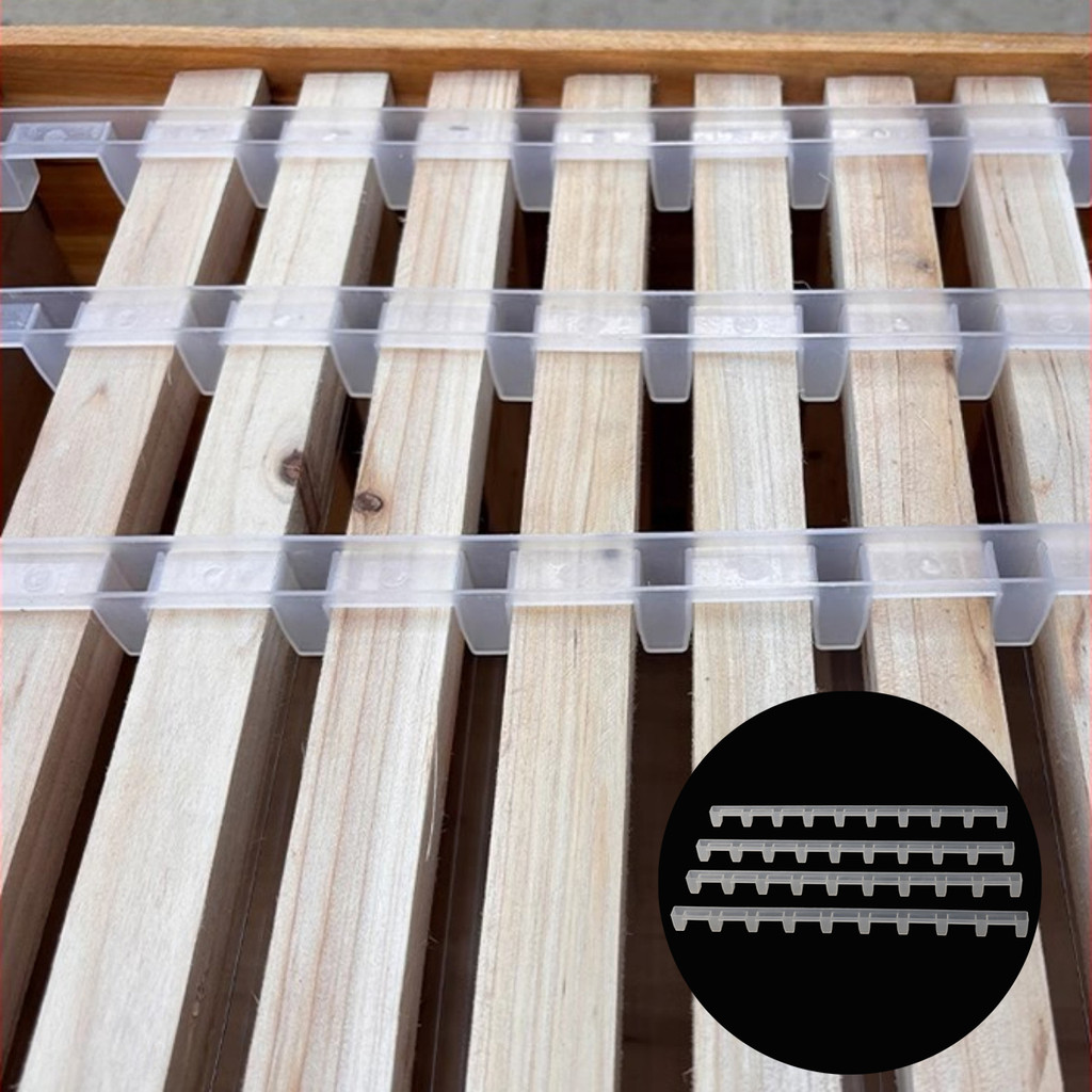 

6Pcs Beehive Nest Frame Card Strips Thicken Plastic Fixed Nest Frame To Prevent Shaking Transition Fixed Strips Beekeeping Tools