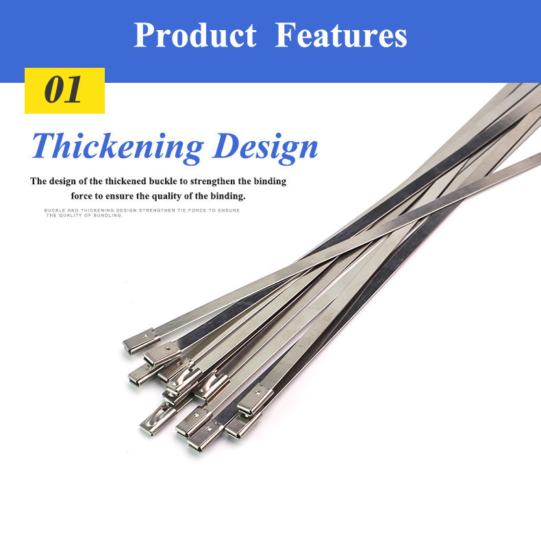 

EZSHOPPING ISFRIDAY Kabel Ties Stainless Steel Anti Karat Multifungsi 100 PCS - IF10| BISA COD |