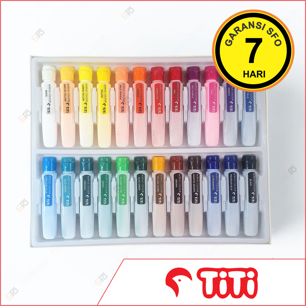 

Cat Acrylic Titi 12ml isi 24 - SFO Semarang Official