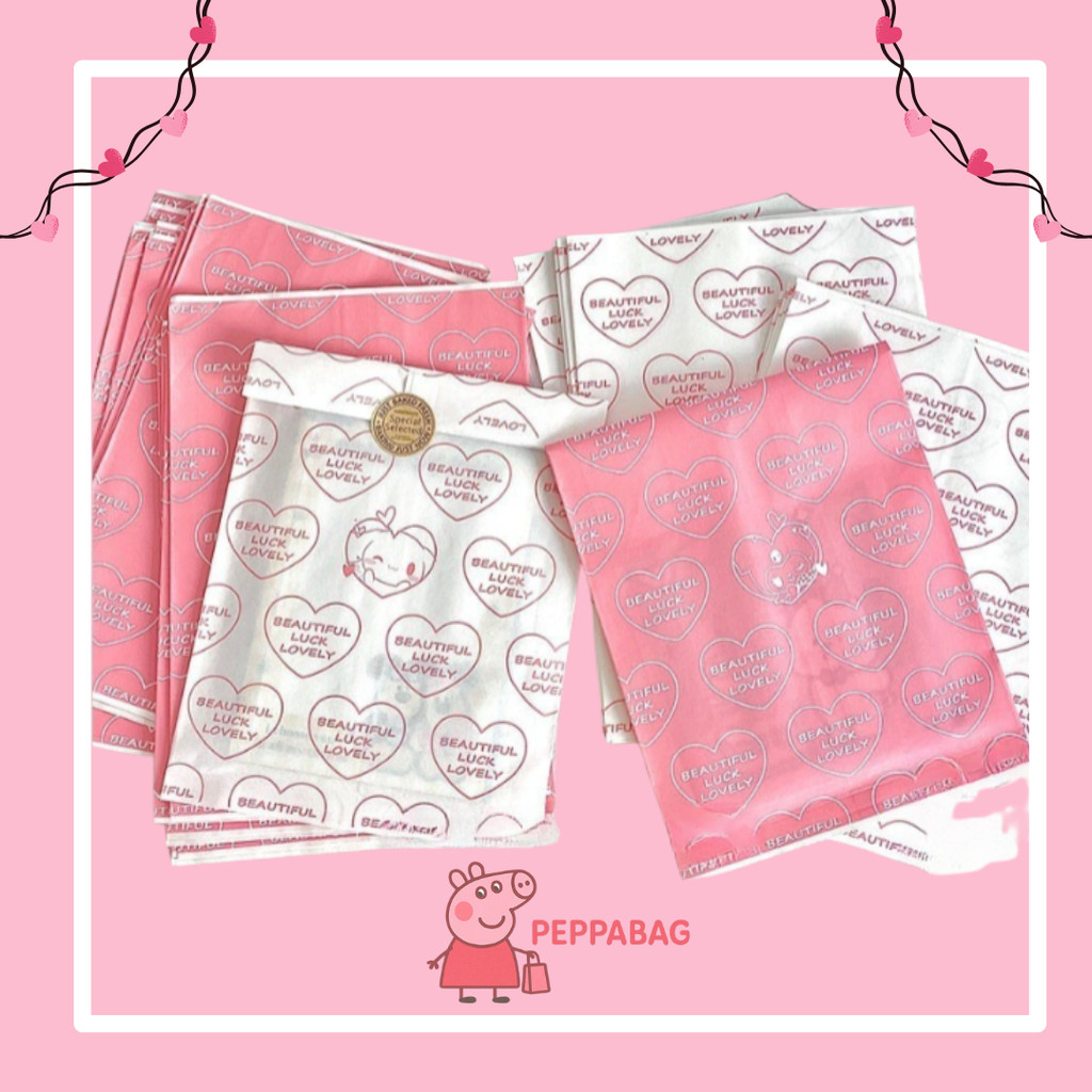 

Love Paper Bag Gift Packaging / Kertas Penympanan Kertas Lucu - ES0643