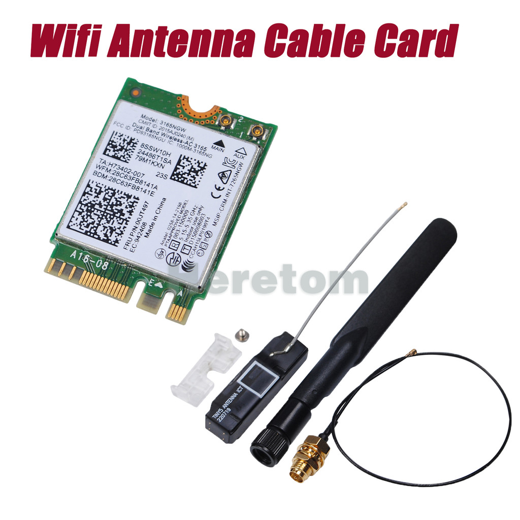 Wifi Antenna Cable Card For Lenovo ThinkCentre M710Q M720Q M920Q M920X 00JT497