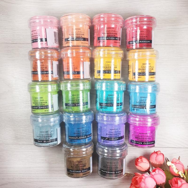 

34ml/bottle Colored Raised Word Embossing Powder DIY Envelope/birthday Greeting Card/Manual Ledger Painting Decoration Materials