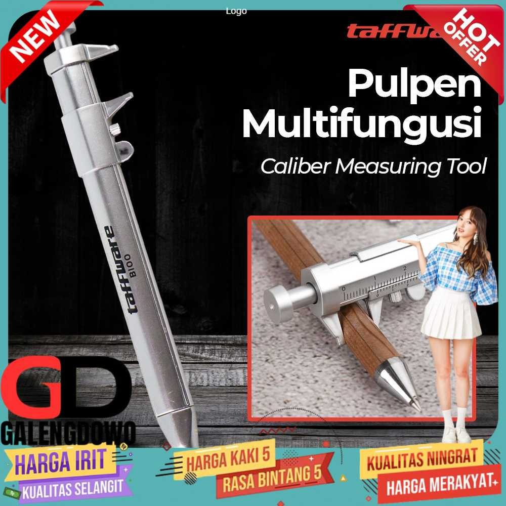 

Taffware Pena Pulpen Ballpoint Pen Caliber Measuring Tool Scale Ruler - B100
