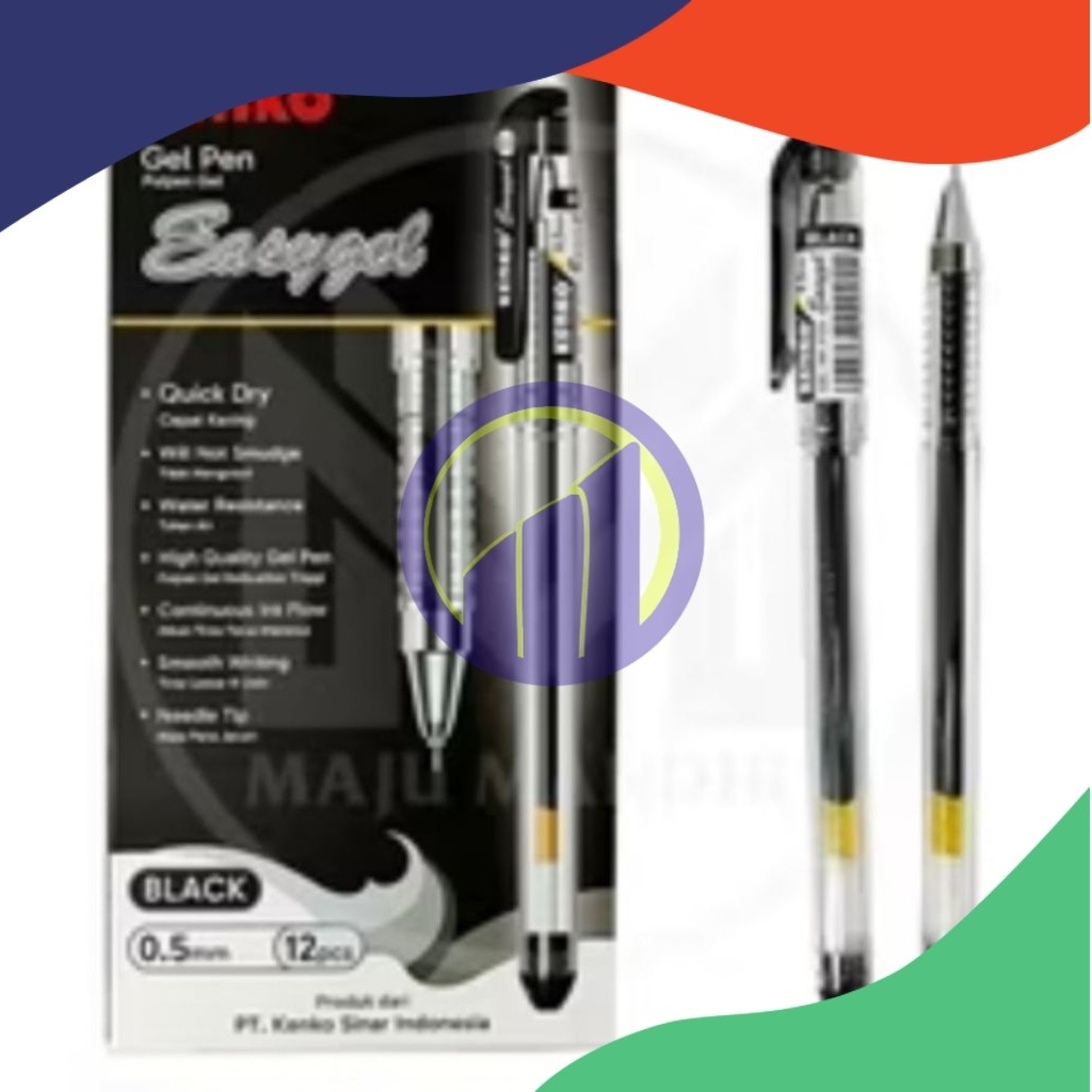 

(LUSIN) PULPEN / PENA / GELPEN KENKO EASY GEL 0,5MM (MIN. ORDER 3 LSN)