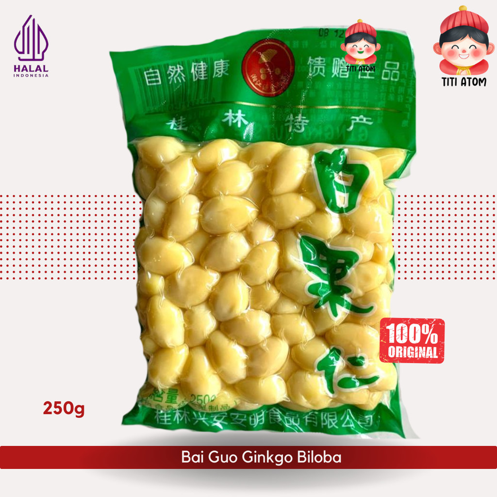 

Pai Kuo/Bai Guo (Biji Ginkgo Biloba) 250g
