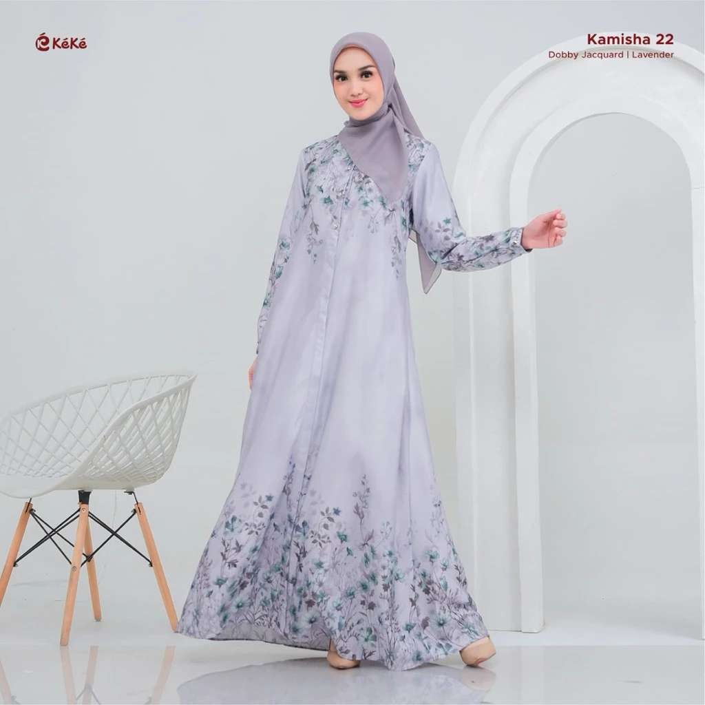 KEKE GAMIS DEWASA KAMISHA 22 LEVENDER