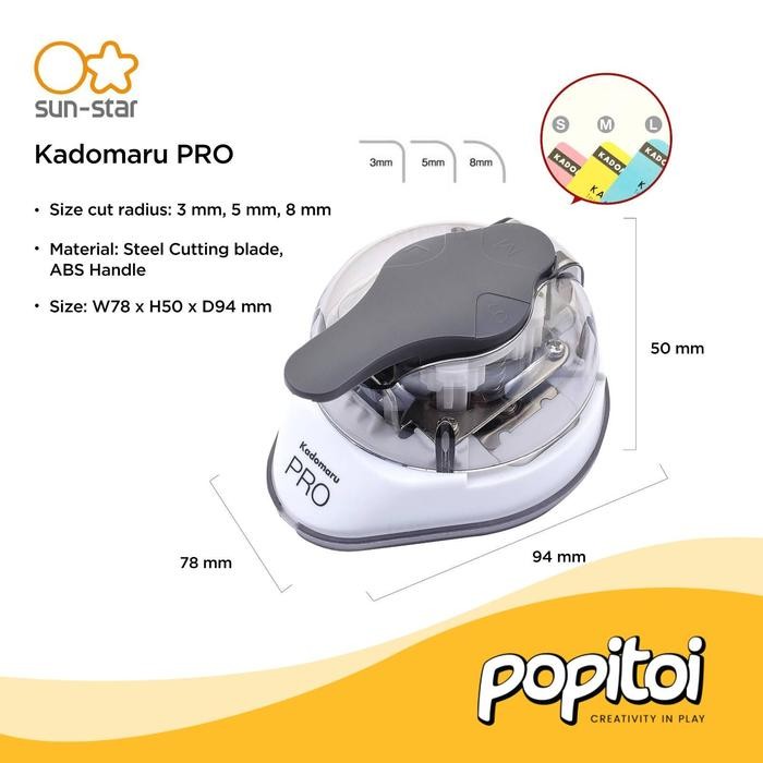 

SUN-STAR Kadomaru Pro Corner Cutter Puncher Rounder SunStar