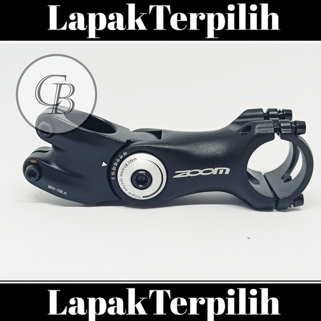 Stem Sepeda MTB Zoom Adjustable Untuk Stang Oversize Murah Ori Original Sparepart Sepeda Termurah