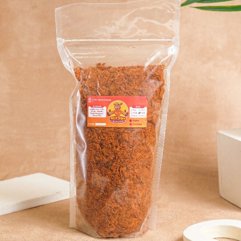 

[GRADE A 500GR] ABON SAPI ASLI JOGJA ORIGINAL & EKSTRA PEDAS ENAK MANIS GURIH