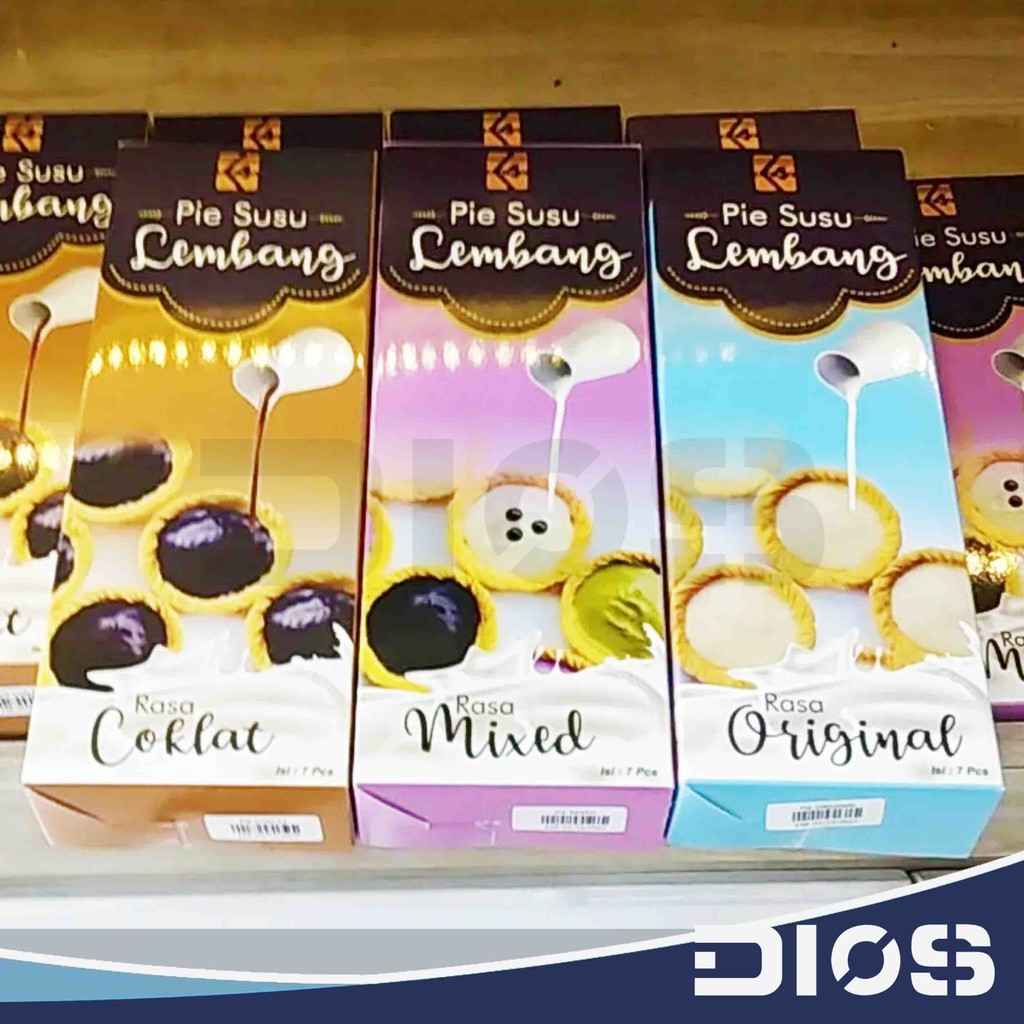 

Pie Susu Lembang per 1 box isi 7 pcs ALL VARIANT Oleh-Oleh Khas Bandung