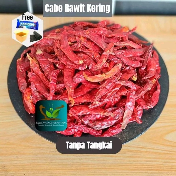 

Paket Cabe Rawit Teja Kering Merah SUPER PEDAS 250 Gr Fresh