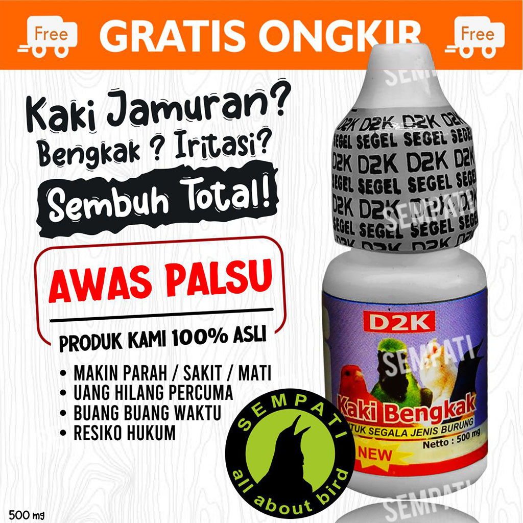 SEMPATI KAKI BENGKAK D2K OBAT BURUNG SAKIT KAKI IRITASI BENGKAK LUKA