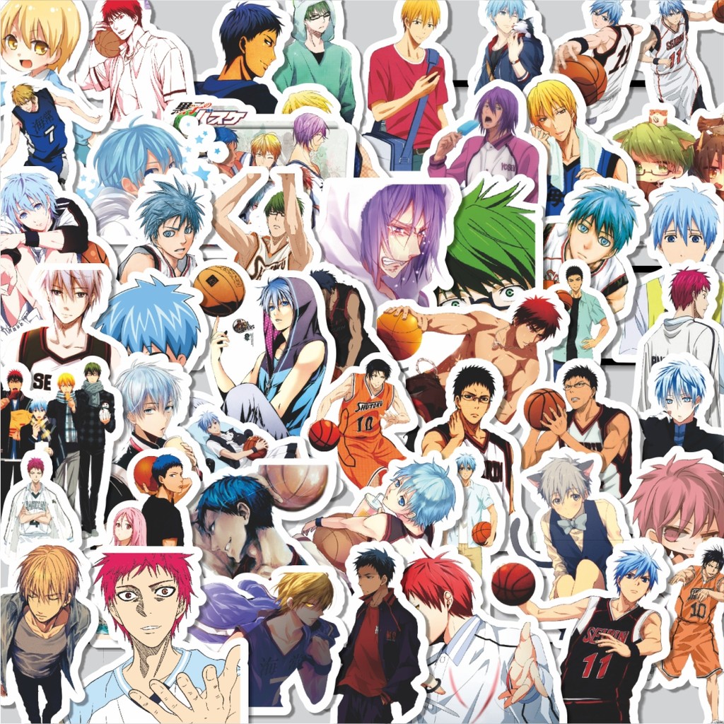 

Stiker Cutting Pack Stiker Anime Series Kuroko's Basketball Character Mix 2 Isi 100Pcs Series Aesthetic Lucu Keren Untuk Koper Bahan Vynil