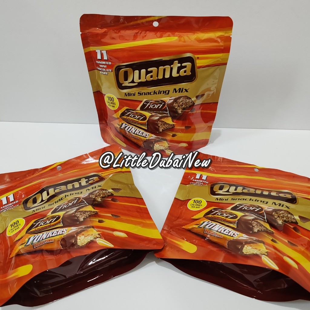

Quanta Mini Snacking Mix isi 11 per pax asli Dubai