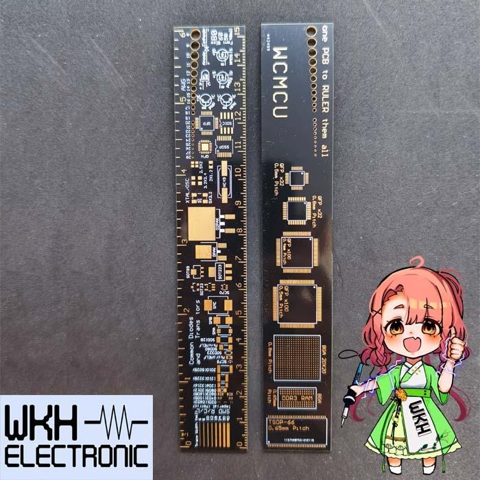 

DV83...!!! PCB Ruler 150mm Engineer Penggaris Double Layer PCB 15cm Multifungsi referensi design