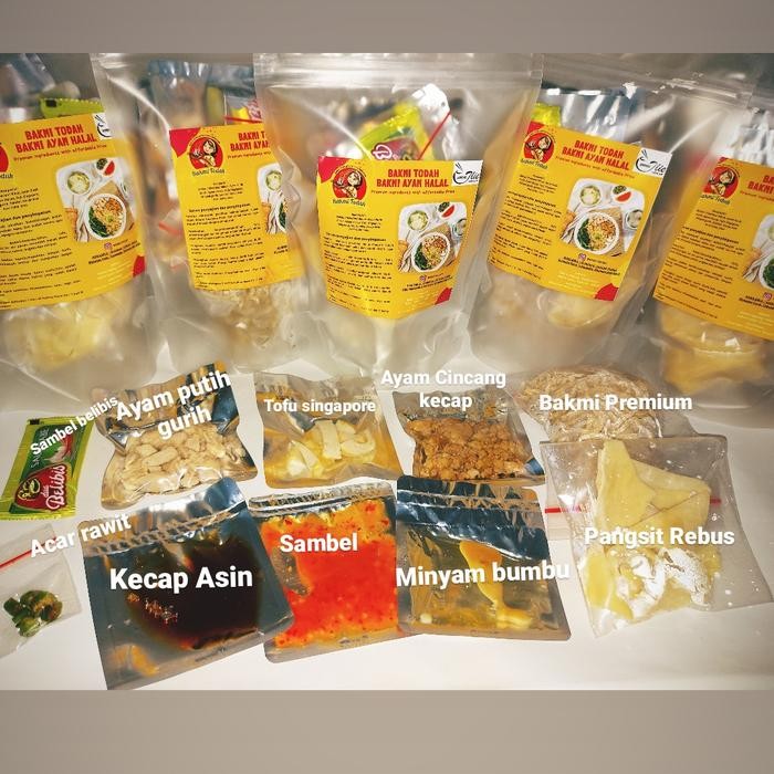 

Bakmi Frozen Ayam halal Isi 3 Porsi Free 6 pcs pangsit - Karet