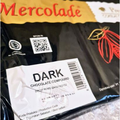 

MERCOLADE PREMIUM Chocolate Compound All Variant - pack 1 kg ( Coklat Masak )