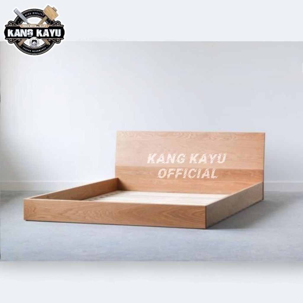 Kang Kayu Dipan Kasur 160x200 Queen Bed Dipan Kayu Alas Kasur Kayu Tatakan Kasur Type A5