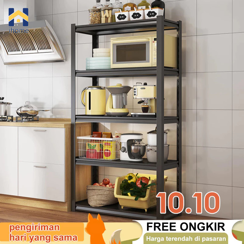 

Ihome Rak Oven Microwave Rak Bumbu Dapur Kayu Rak Dapur Susun Minimalis Kitchen Rack Rak Microwave Rak Serbaguna