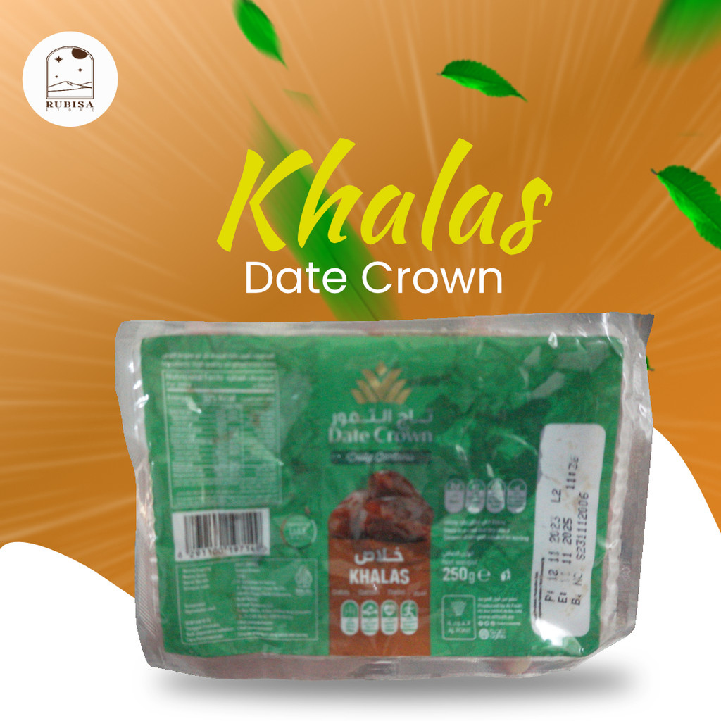 

Kurma Date Crown Khalas 250gr - Date Crown Khalas 250gr