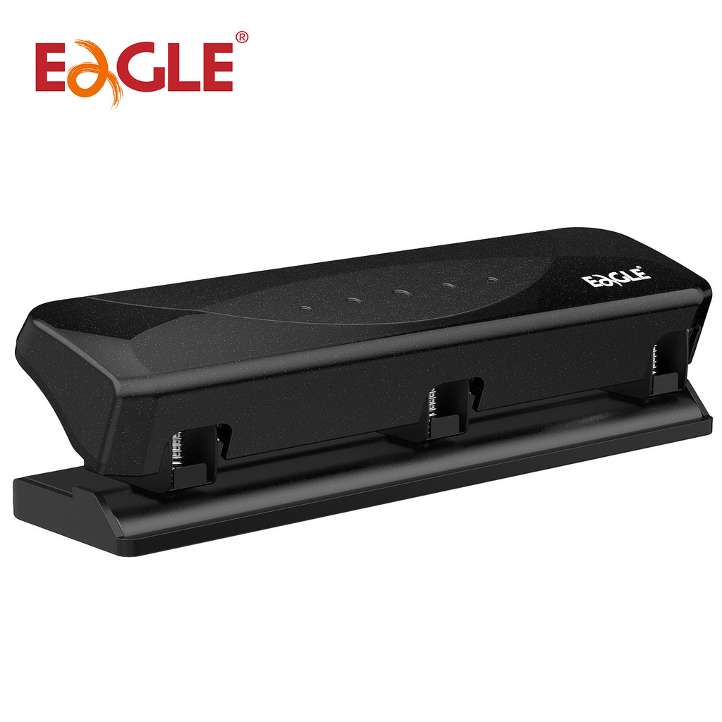 

Eagle Force Saving 3 Hole Punch, Heavy Duty Paper Puncher with 20 Sheet Capacity, Fit for Ring Binders, Office, School Supplies
