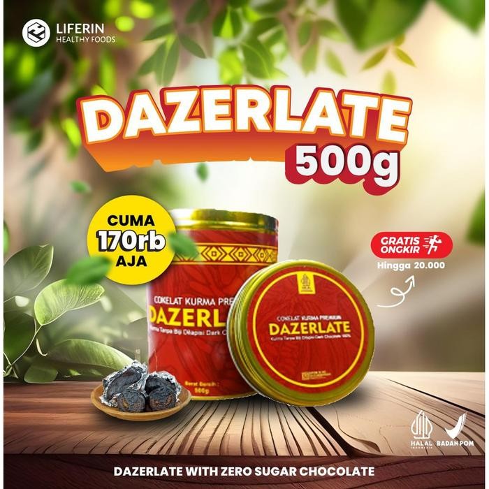 

Kurma Cokelat Dazerlate (Zero Sugar) - 500 gram