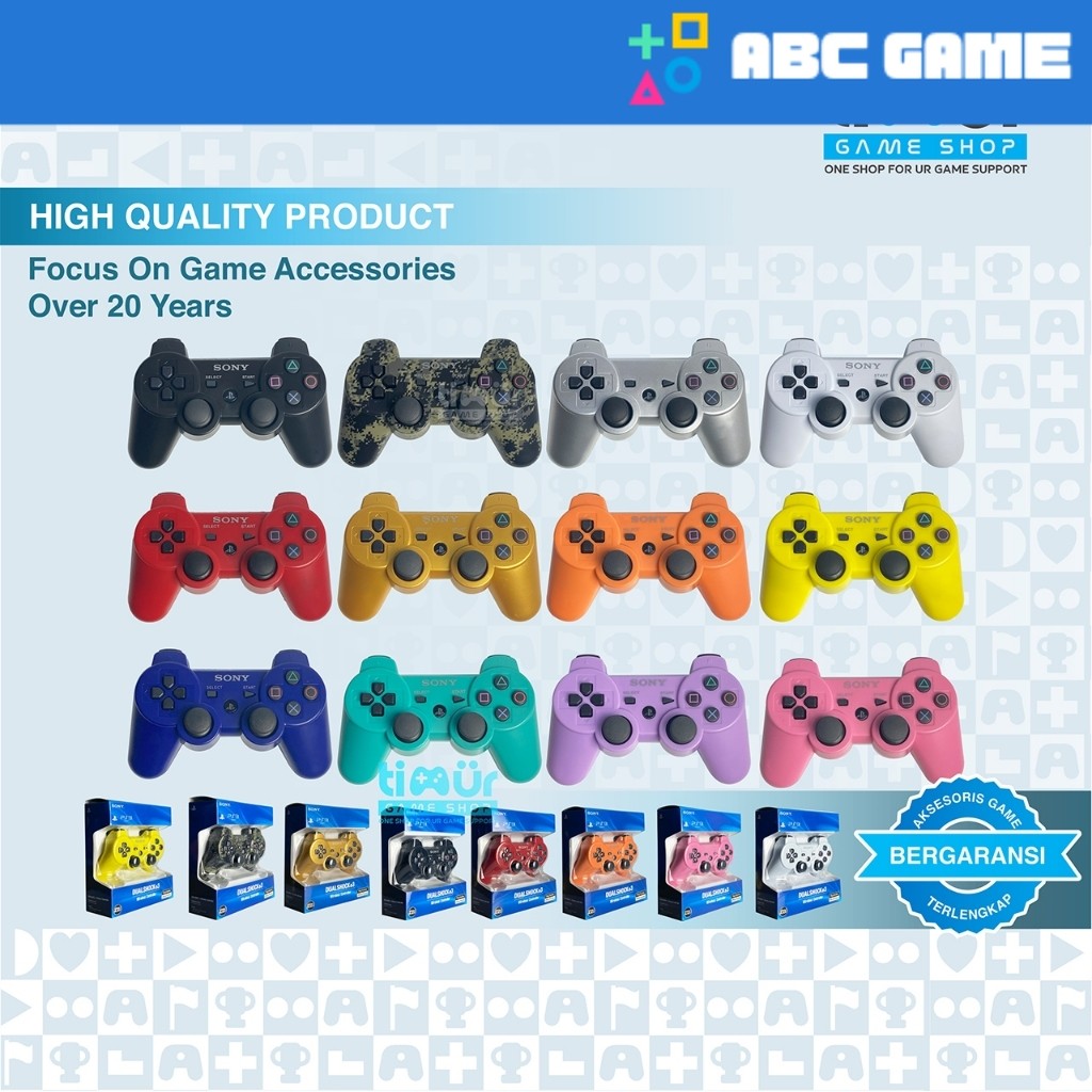 Stick Stik PS3 PC Laptop Wireless Original Pabrik Warna