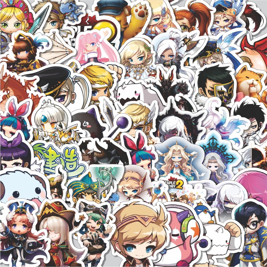 

Stiker Cutting Pack Stiker Game Series Maple Story Mix 3 Isi 100Pcs Series Aesthetic Lucu Keren Untuk Koper Bahan Vynil