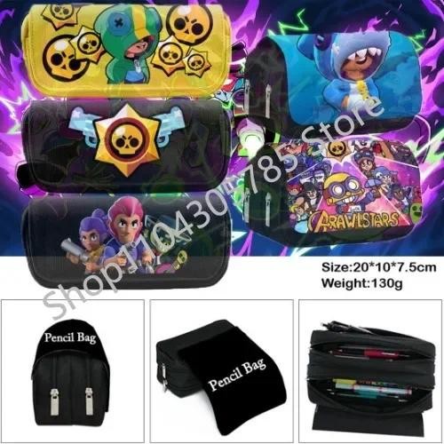 

Anime Pencil Case Print Pen Bag Cartoon Students Storage Bag Stationery Kids Toy Student Christmars Gift