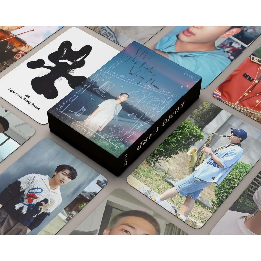 

55Pcs/Set Kpop Star Card Lomo Card RM Photo Print Pictures Photocard Fans Collection Postcards Gifts