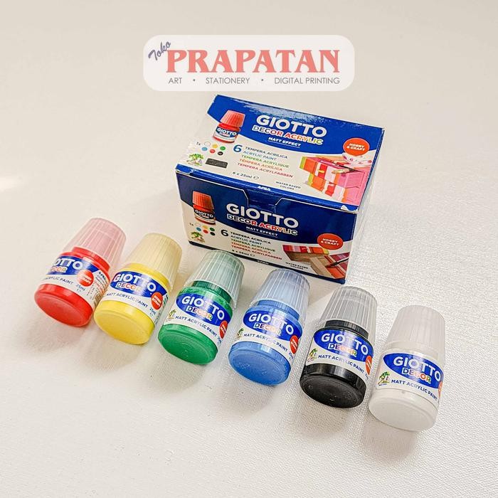 

Cat Akrilik Set Giotto Decor 6x25 ml | Giotto Acrylic Set