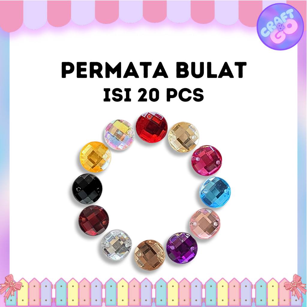 BULAT - Permata Kristal Resin Diamond Aklirik Payet Manik