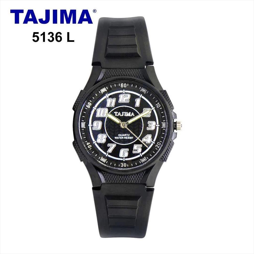 Jam Tangan Wanita Tajima Analog Sport 5136 Water Resist Original Garansi + Free BOX (tajima.indonesi