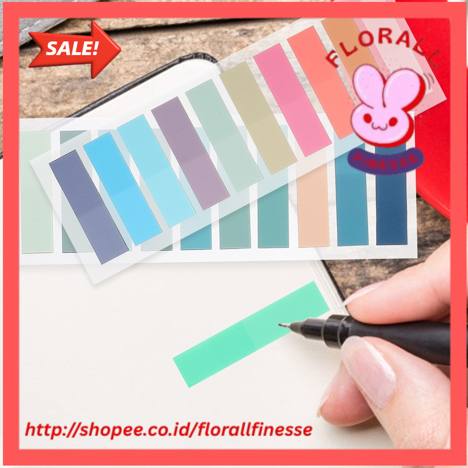 

Index Stickers Sticky Tabs Page Markers Highlight Reading Strips Spring Water Design Cute Bookmarks for Paper