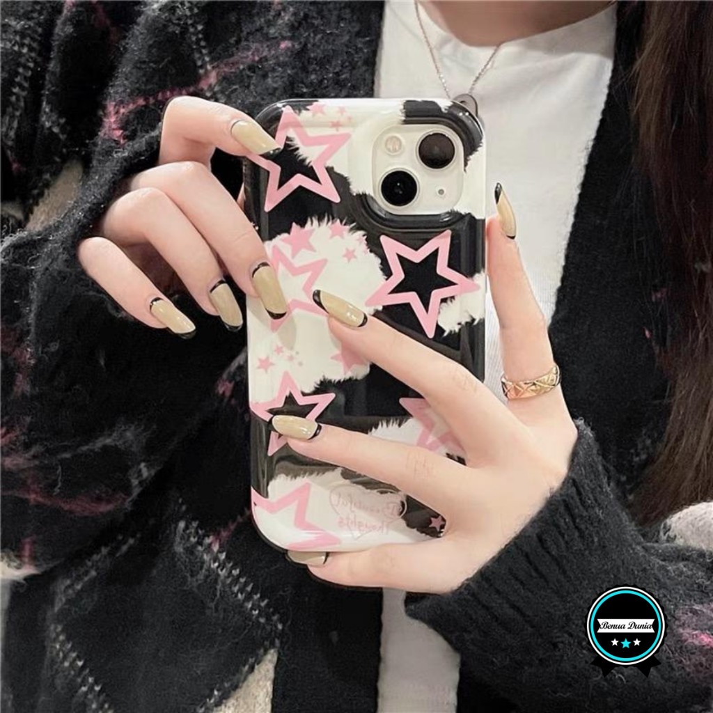 SS836 SOFTCASE SILIKON BINTANG HITAM FOR OPPO A5 PRO A98 A1 F23 A38 4G A18 4G A3S A5 A1K A5S A7 A12 
