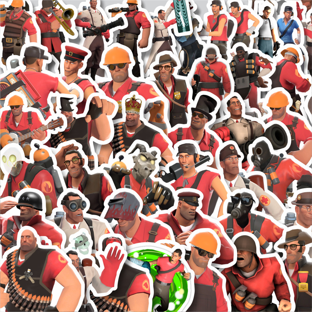 

Stiker Cutting Pack Stiker Game Series Team Fortres Character V9 Isi 100Pcs Series Aesthetic Lucu Keren Untuk Koper Bahan Vynil