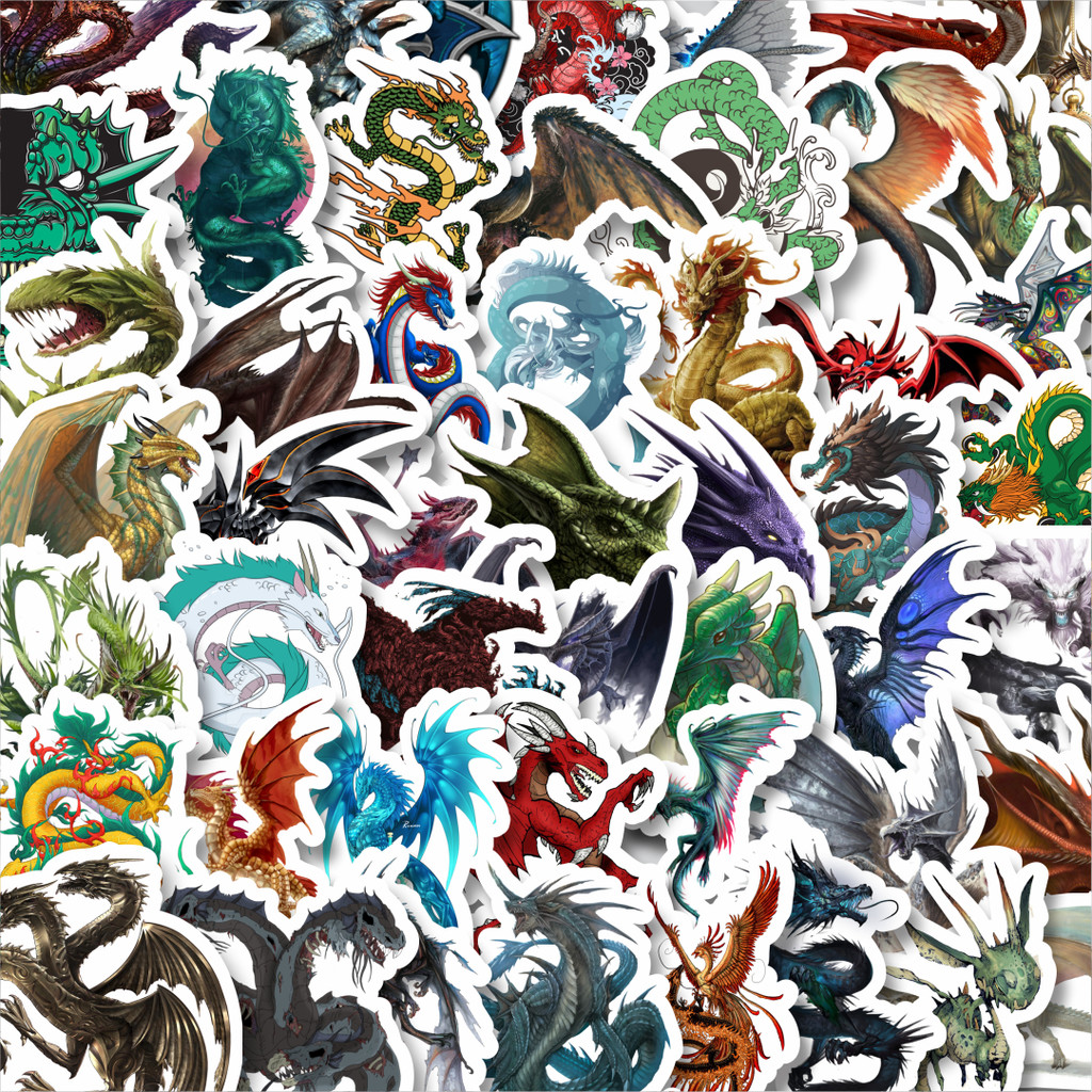 

Stiker Cutting Pack Stiker Dragon Illustration Mix 1 [Ilustrasi Naga] Isi 100Pcs Series Aesthetic Lucu Keren Untuk Koper Bahan Vynil