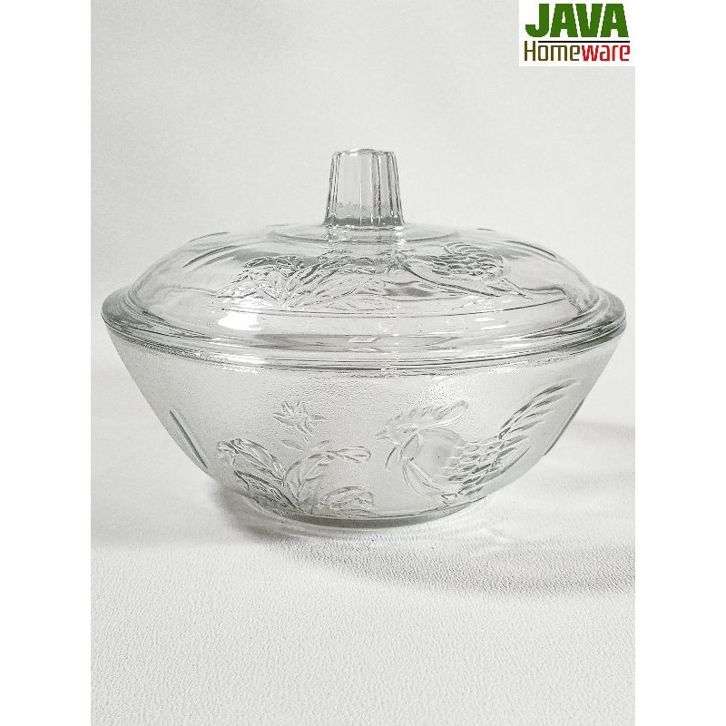 MANGKOK KACA MKA 6.5BC ( 12Pcs ) | MANGKOK KACA SOUVENIR | MANGKOK AYAM JAGO | MANGKOK KACA TUTUP | 