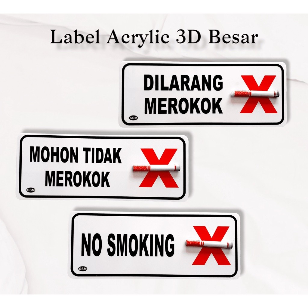 

[SDW] pekanbaru/Label Acrylic/Papan Nama 3D Besar