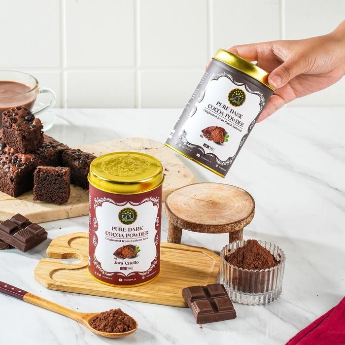 

Promo TruOrganic Pure Dark Cocoa Powder Java Criollo 100gr | Bubuk Cokelat Premium Chocolate Baking Tru Organic - 100gr (Kaleng)