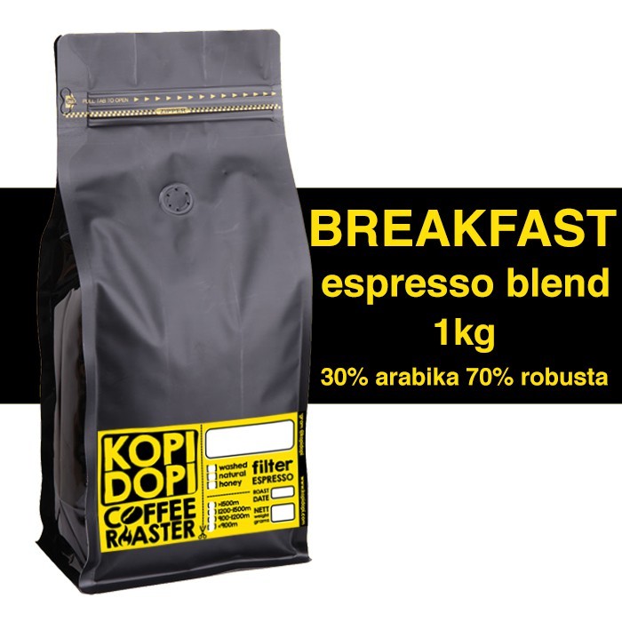

Kopi Espresso Blend BREAKFAST 30:70 1 kg 1kg