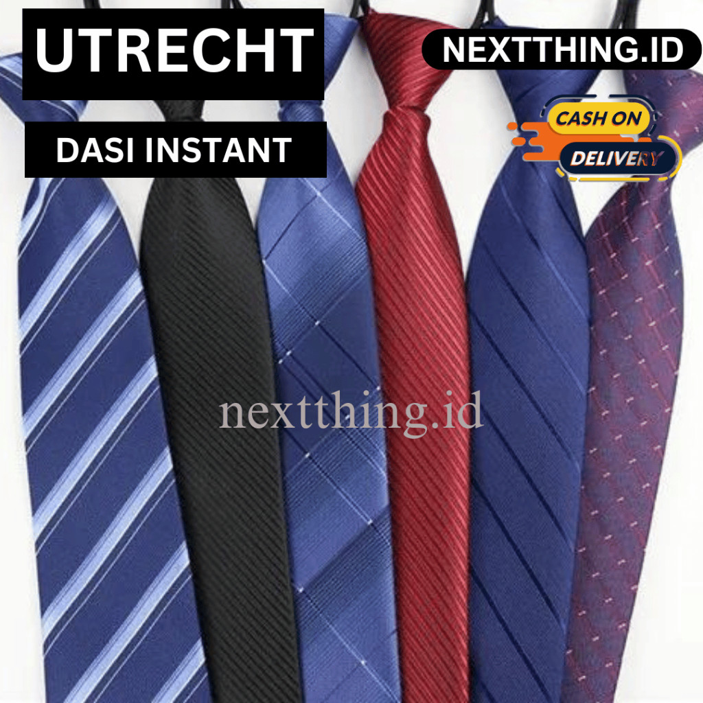 NEXTTHING.ID - UTRECHT DASI INSTANT dasi pria dasi wanita dasi kantor dasi instant