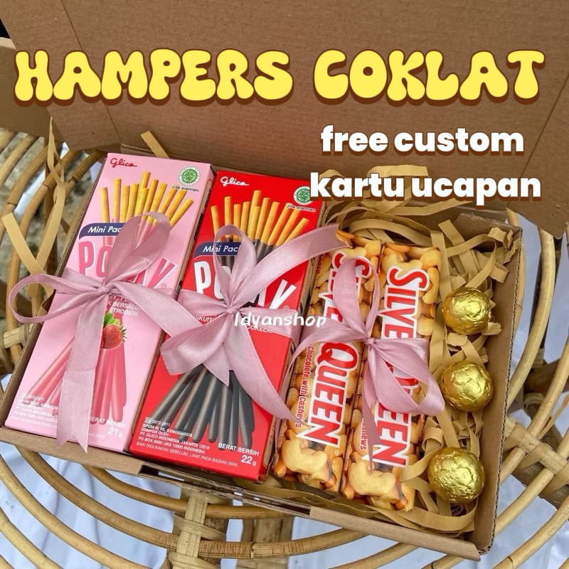 

HAMPERS COKLAT HAMPERS RAMADHAN IDUL FITRI KADO VALENTINE KADO PACAR GIFTBOX COKLAT GRADUATION SEMPRO HAMPERS SNACK